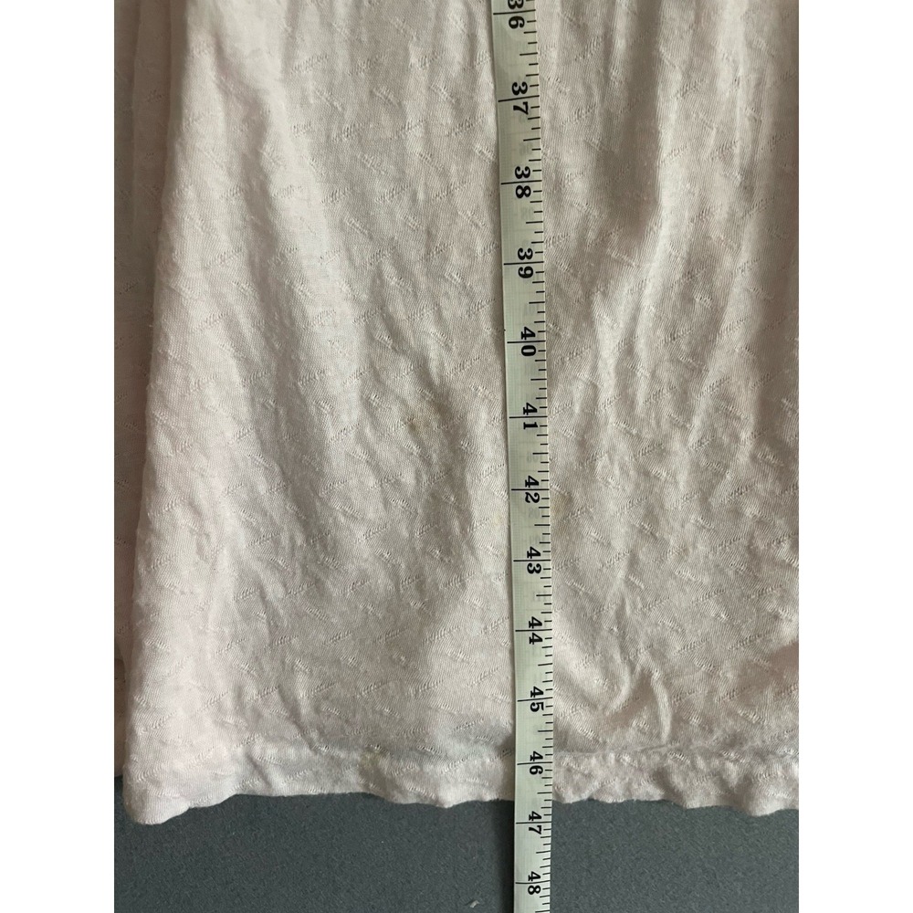 Vintage Christian Dior Long‎ Nightgown M/L Pale Pink Sleeveless Cottage Feminine - Picture 15 of 16